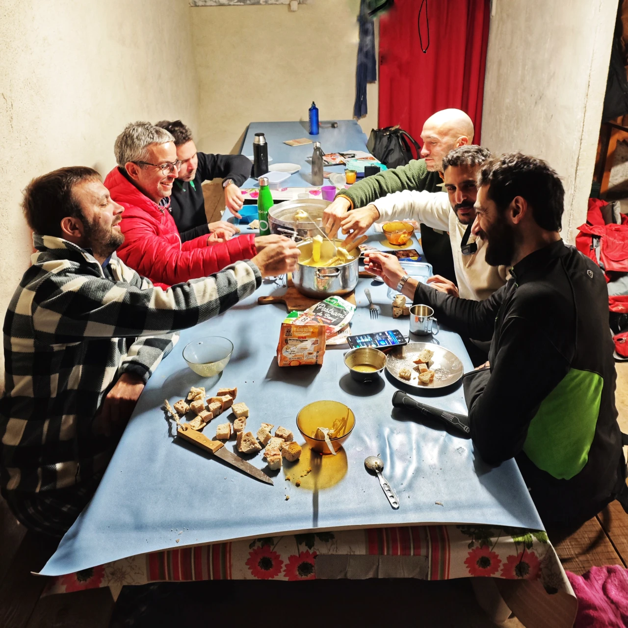 Meal at Chaumailloux - Vercors