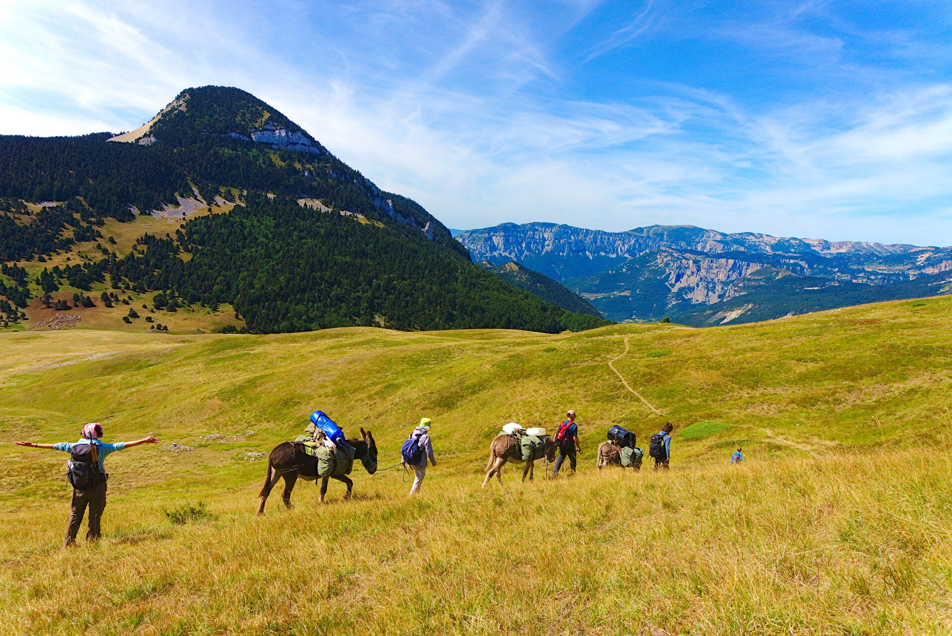 Family Bivouac in the Vercors - Donkey Trek 4 Days 2026